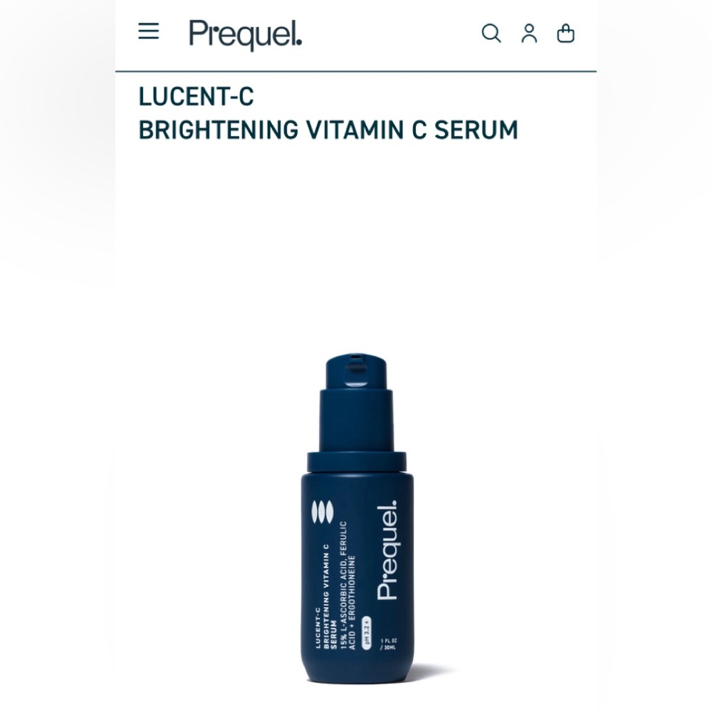 PREQUEL Lucent-C brightening vitamin C serum - Sam Ellis MD